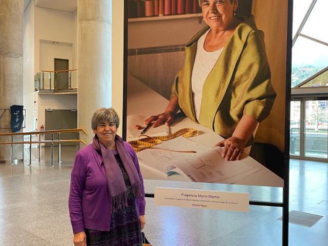 Fulgencia Marín en el congreso EMAKUMEAK de Bilbao 2023